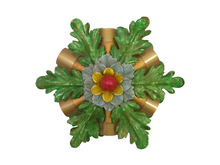 Load image into Gallery viewer, BANCI Mid Century Murano Ceiling Wall Light Painted Tole Chandelier BAGUES Style
