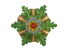 Load image into Gallery viewer, BANCI Mid Century Murano Ceiling Wall Light Painted Tole Chandelier BAGUES Style