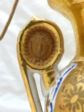 Load image into Gallery viewer, Elegant antique French Lamp 19TH Paris Porcelain White & Gilded