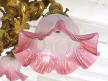 Load image into Gallery viewer, 19TH Charming French Gilded Bronze Louis XV Rococo Chandelier 3 fires Shades