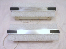 Load image into Gallery viewer, Nice Vintage Pair Wall Lights 1970 PERSPEX
