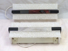 Load image into Gallery viewer, Nice Vintage Pair Wall Lights 1970 PERSPEX