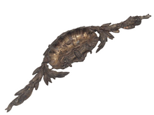 Load image into Gallery viewer, 19TH Antique French Gilded Bronze Shell Pediment 16" Hardware Salvage 206