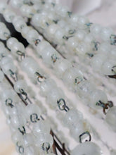 Load image into Gallery viewer, Antique Chandelier Rock Crystal Beads Purple Drops 1930 MURANO Rare
