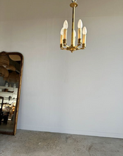 Load image into Gallery viewer, Delicate Little Antique French Ormolu Bronze Chandelier Ceiling Empire 19TH