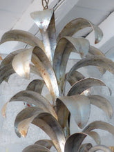Load image into Gallery viewer, 23" Vintage Pineapple Ceiling 70's Hollywood Regency Mid Century Chandelier KOGL