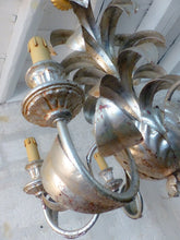 Load image into Gallery viewer, 23" Vintage Pineapple Ceiling 70's Hollywood Regency Mid Century Chandelier KOGL