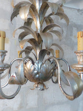 Load image into Gallery viewer, 23" Vintage Pineapple Ceiling 70's Hollywood Regency Mid Century Chandelier KOGL