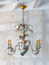 Load image into Gallery viewer, 23" Vintage Pineapple Ceiling 70's Hollywood Regency Mid Century Chandelier KOGL