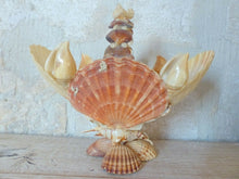 Load image into Gallery viewer, RARE Antique FRENCH c1900 SHELL ART Seashell Encrusted Basket
