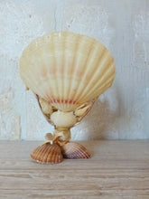 Load image into Gallery viewer, RARE Antique FRENCH c1900 SHELL ART Seashell Encrusted Basket
