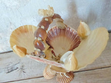 Load image into Gallery viewer, RARE Antique FRENCH c1900 SHELL ART Seashell Encrusted Basket
