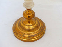 Load image into Gallery viewer, Gorgeous Vintage Pair French Antique Candlestick Brass Marble Candelabra 1900
