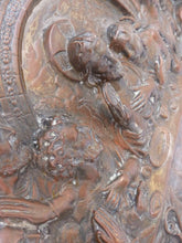 Load image into Gallery viewer, Late 19th C Silverplated Repousse Copper &quot;la Cene&quot; Jesus Religious plaque
