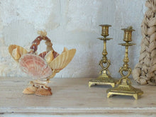 Load image into Gallery viewer, RARE Antique FRENCH c1900 SHELL ART Seashell Encrusted Basket
