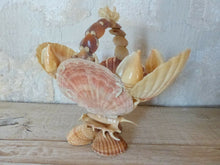 Load image into Gallery viewer, RARE Antique FRENCH c1900 SHELL ART Seashell Encrusted Basket
