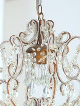 Load image into Gallery viewer, Charming Vintage Chandelier Glass drops Prisms 1980 MURANO Lustre Gouttes RARE
