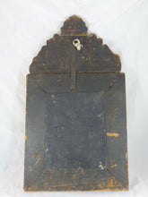 Load image into Gallery viewer, 24&quot; Tall Antique 1860 Large French Beveled Mirror Brass Overlay Wood Repousse
