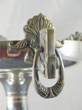 Load image into Gallery viewer, COUPE SUR PIED METAL ARGENTE XIXème EMPIRE CYGNE /  CENTERPIECE 19TH
