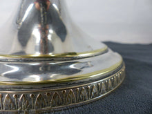 Load image into Gallery viewer, COUPE SUR PIED METAL ARGENTE XIXème EMPIRE CYGNE /  CENTERPIECE 19TH
