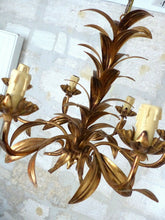 Load image into Gallery viewer, HANS KOGL Style Leaf Ceiling Light 70's Hollywood Regency Mid Century Chandelier
