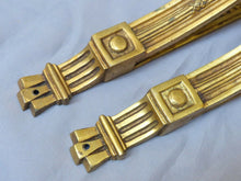 Load image into Gallery viewer, Antique PAIR French Empire Ormolu Bronze Angle Support Curtain Pole Bracket 19TH
