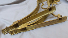 Load image into Gallery viewer, Antique PAIR French Empire Ormolu Bronze Angle Support Curtain Pole Bracket 19TH
