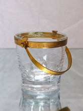 Load image into Gallery viewer, BACCARAT Harcourt - Gorgeous vintage Ice Bucket Cut Crystal &amp; Brass Handle 1950
