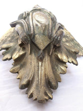 Load image into Gallery viewer, 19TH Gorgeous antique Winged Angel Putti Statue Salvage Silverplated Bronze 9&quot;
