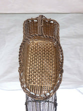 Load image into Gallery viewer, CHRISTOFLE Vintage Bottle Wine Basket Server Silverplated / Panier à vin Tressé
