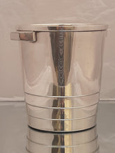 Load image into Gallery viewer, CHRISTOFLE Gallia ART DECO Antique Champagne Bucket Silverplated Ondulation 1930
