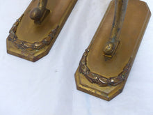 Load image into Gallery viewer, Gorgeous Pair Wall Light Sconces ART DECO Bronze France 1920
