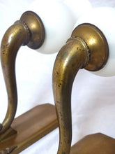 Load image into Gallery viewer, Gorgeous Pair Wall Light Sconces ART DECO Bronze France 1920
