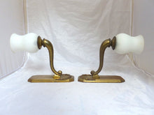 Load image into Gallery viewer, Gorgeous Pair Wall Light Sconces ART DECO Bronze France 1920
