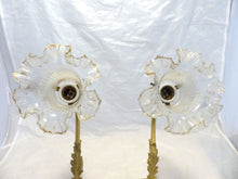 Load image into Gallery viewer, Antique PAIR French Gilded Bronze Wall Light Sconce Chimera 2x Rare Shades
