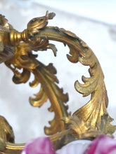 Load image into Gallery viewer, 19TH Excpt Large French Gilded Bronze Louis XV Rococo Chandelier 5 fires Shades
