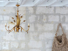 Load image into Gallery viewer, 27" HANS KOGL Large Ceiling 70's Hollywood Regency Mid Century Chandelier JANSEN
