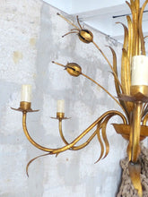 Load image into Gallery viewer, 27" HANS KOGL Large Ceiling 70's Hollywood Regency Mid Century Chandelier JANSEN
