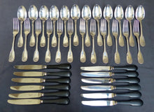 Load image into Gallery viewer, CHRISTOFLE VENDOME Complete Table Dinner set 12 Place settings 36pcs Silverplate
