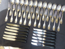 Load image into Gallery viewer, CHRISTOFLE VENDOME Complete Table Dinner set 12 Place settings 36pcs Silverplate
