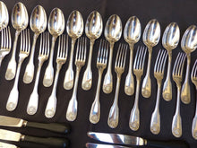 Load image into Gallery viewer, CHRISTOFLE VENDOME Complete Table Dinner set 12 Place settings 36pcs Silverplate
