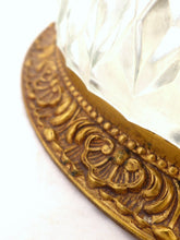 Load image into Gallery viewer, Gorgeous Vintage French Empire Ceiling D: 10&quot; Gilded Bronze &amp; Glass 1950s
