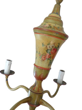 Load image into Gallery viewer, French Antique Chandelier 4 Lights Painted Tole 19TH Directoire Empire Style
