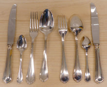 Load image into Gallery viewer, CHRISTOFLE SPATOURS Table Dinner set 6 Place settings 24pcs MINT Silverplated #2
