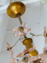 Load image into Gallery viewer, Gorgeous Ceiling Ball Chandelier Prisms Flowers Maison Bagues Style 1930 RARE
