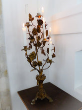 Load image into Gallery viewer, 34&quot; Gorgeous XL Antique Altar Church French Candlestick Bronze Candelabra 19TH
