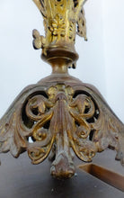 Load image into Gallery viewer, 34&quot; Gorgeous XL Antique Altar Church French Candlestick Bronze Candelabra 19TH
