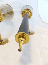 Load image into Gallery viewer, Gorgeous Pair of Mid Century Large Torcheres Wall Sconces by Maison Lunel 1950
