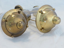 Load image into Gallery viewer, Gorgeous Pair of Mid Century Large Torcheres Wall Sconces by Maison Lunel 1950
