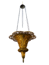 Load image into Gallery viewer, 19TH Antique French Sanctuary Church Candle Chandelier Ceiling Religious Gothic
